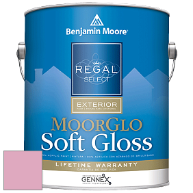 Benjamin Moore W096 Regal Select Exterior Paint-Moor GloSoft Gloss Finish краска цвет 2084-50 Rosy Glow