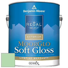 Benjamin Moore W096 Regal Select Exterior Paint-Moor GloSoft Gloss Finish краска цвет 571 Lotus Flower