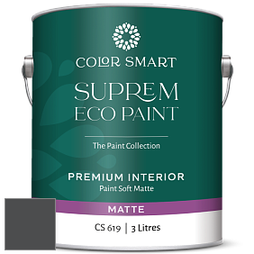 COLOR SMART CS 619 SUPREM ECO PAINT матовая краска цвет 1603 Graphite