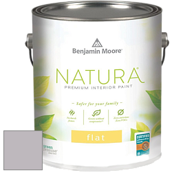 Benjamin Moore 512 Natura Interior Flat Finish матовая краска цвет 1452 After the Rain