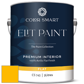 COLOR SMART CS 745 ELIT PAINT глубокоматовая моющаяся краска цвет 2021-20 Lemon