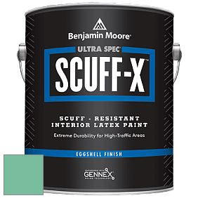Benjamin Moore 485 Ultra Spec SCUFF-X Interior Eggshell Finish краска цвет 592 Rosamilia Green