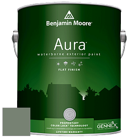 Benjamin Moore Aura 629 Waterborne Exterior Flat Finish краска цвет AF-475 
