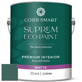 COLOR SMART CS 619 SUPREM ECO PAINT матовая краска цвет 2051-20 Pine Green