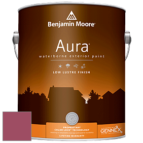 Benjamin Moore Aura 634 Waterborne Exterior Low Lustre Finish краска цвет 2080-30 Cherry Wine