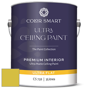 COLOR SMART CS 758 ULTRA CEILING PAINT ультраматовая краска цвет 399 Exotic Lime