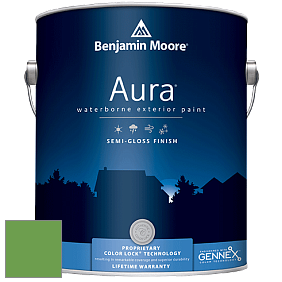 Benjamin Moore Aura 632 Waterborne Exterior Semi-Gloss Finish краска цвет 560 Sullivan Green
