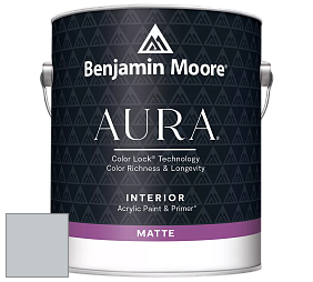 Benjamin Moore Aura 522 Interior Paint - Matte краска цвет 2119-60 Silver Lining