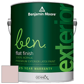 Benjamin Moore Ben 541 Waterborne Exterior Flat Finish краска цвет 2102-60 Honey Hut