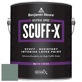 Benjamin Moore 484 Ultra Spec SCUFF-X Interior Matte Finish краска цвет 706 Cedar Mountains