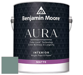Benjamin Moore Aura 522 Interior Paint - Matte краска цвет 691 Dartsmouth Green