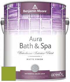 Benjamin Moore Aura 532 Bath & Spa Waterborne Interior Paint Matte Finish краска цвет 2028-20 Douglas Fir