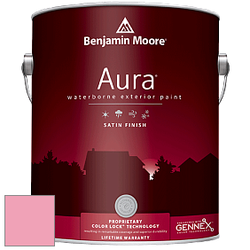 Benjamin Moore Aura 631 Waterborne Exterior Satin Finish краска цвет 1326 Bubble Bath