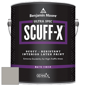 Benjamin Moore 484 Ultra Spec SCUFF-X Interior Matte Finish краска цвет 1474 Cape May Cobblestone