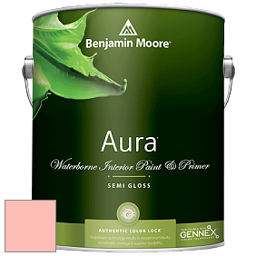 Benjamin Moore Aura 528 Waterborne Interior Semi-gloss Finish краска цвет 002 Newborn Baby