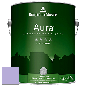 Benjamin Moore Aura 629 Waterborne Exterior Flat Finish краска цвет 2071-50 Amethyst Cream