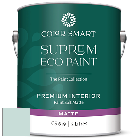 COLOR SMART CS 619 SUPREM ECO PAINT матовая краска цвет 673 Iced Green