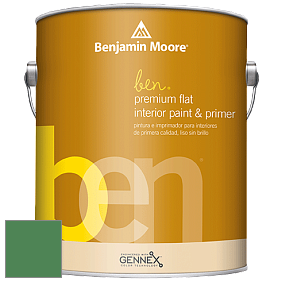 Benjamin Moore Ben W625 Premium Interior Latex Flat краска цвет 2035-30 Nile Green