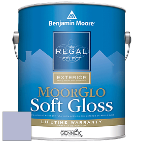 Benjamin Moore W096 Regal Select Exterior Paint-Moor GloSoft Gloss Finish краска цвет 2069-50 Blue Orchid