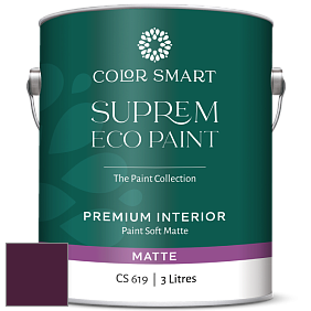 COLOR SMART CS 619 SUPREM ECO PAINT матовая краска цвет RAL 4007 