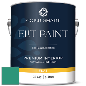 COLOR SMART CS 745 ELIT PAINT глубокоматовая моющаяся краска цвет 608 Erin Green
