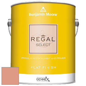 Benjamin Moore 547 Regal Select Waterborne Interior Flat Finish краска цвет 2170-40 Coral Spice