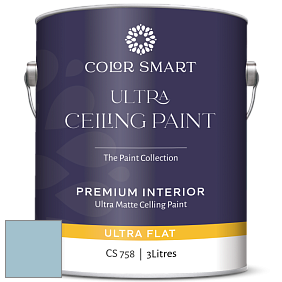COLOR SMART CS 758 ULTRA CEILING PAINT ультраматовая краска цвет 1676 Northern Air