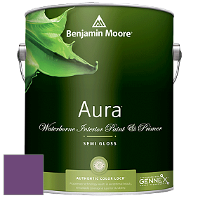 Benjamin Moore Aura 528 Waterborne Interior Semi-gloss Finish краска цвет NCS S 4050-R50B 
