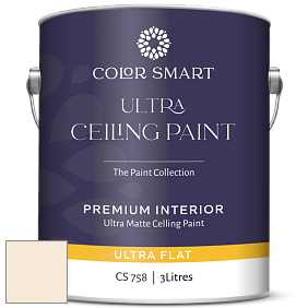 COLOR SMART CS 758 ULTRA CEILING PAINT ультраматовая краска цвет 911 Paradise Beach