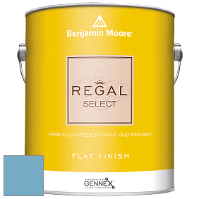 Benjamin Moore 547 Regal Select Waterborne Interior Flat Finish краска цвет 802 San Francisco Bay