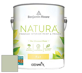 Benjamin Moore 514 Natura Interior Semi-Gloss Finish краска цвет 438 Spring Valley