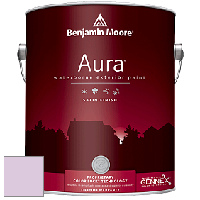 Benjamin Moore Aura 631 Waterborne Exterior Satin Finish краска цвет 2073-60 Pale Iris