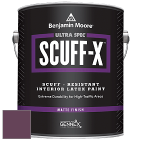 Benjamin Moore 484 Ultra Spec SCUFF-X Interior Matte Finish краска цвет 2074-10 Grape Juice