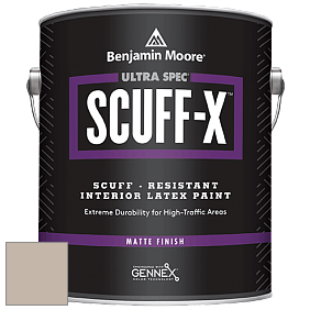 Benjamin Moore 484 Ultra Spec SCUFF-X Interior Matte Finish краска цвет 984 Stone Hearth