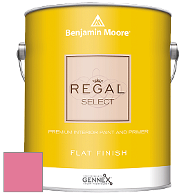 Benjamin Moore 547 Regal Select Waterborne Interior Flat Finish краска цвет 2000-40 Strawberry Shortcake