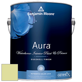 Benjamin Moore Aura 524 Waterborne Interior Eggshell Finish краска цвет 2028-50 Wales Green
