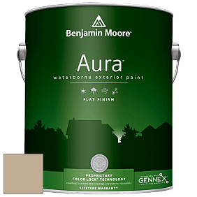 Benjamin Moore Aura 629 Waterborne Exterior Flat Finish краска цвет AF-130 
