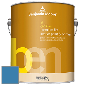 Benjamin Moore Ben W625 Premium Interior Latex Flat краска цвет NCS S 3050-R90B 