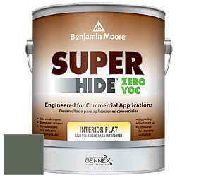 Benjamin Moore 355 Super Hide Zero Voc Interior Flat краска цвет AF-480 