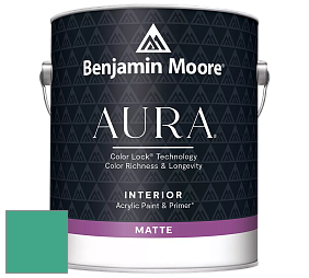 Benjamin Moore Aura 522 Interior Paint - Matte краска цвет 607 Albuquerque Teal