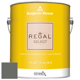 Benjamin Moore 547 Regal Select Waterborne Interior Flat Finish краска цвет 1575 Rainy Afternoon