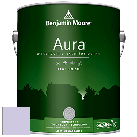 Benjamin Moore Aura 629 Waterborne Exterior Flat Finish краска цвет 1395 Grape Ice