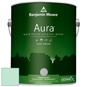 Benjamin Moore Aura 629 Waterborne Exterior Flat Finish краска цвет 575 Tropical Paradise