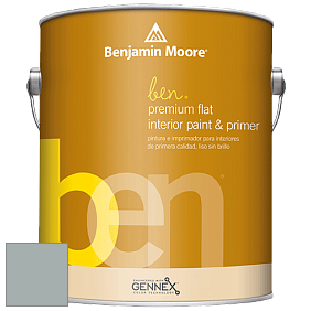 Benjamin Moore Ben W625 Premium Interior Latex Flat краска цвет 1565 Mount Saint Anne