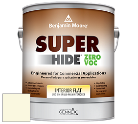 Benjamin Moore 355 Super Hide Zero Voc Interior Flat краска цвет OC-114 Lemon Ice
