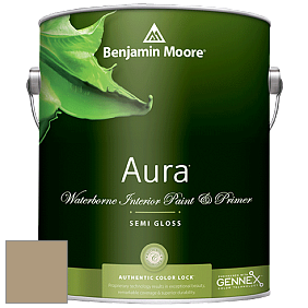 Benjamin Moore Aura 528 Waterborne Interior Semi-gloss Finish краска цвет 244 Strathmore Manor