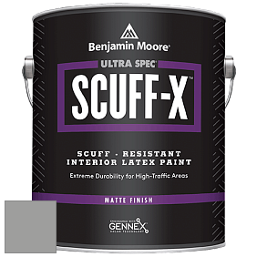 Benjamin Moore 484 Ultra Spec SCUFF-X Interior Matte Finish краска цвет NCS S 4000-N 