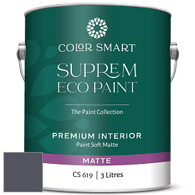 COLOR SMART CS 619 SUPREM ECO PAINT матовая краска цвет 1428 Wood Violet