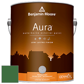 Benjamin Moore Aura 634 Waterborne Exterior Low Lustre Finish краска цвет 2035-10 Seaweed