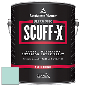 Benjamin Moore 486 Ultra Spec SCUFF-X Interior Satin Finish краска цвет 667 Maritime Blue